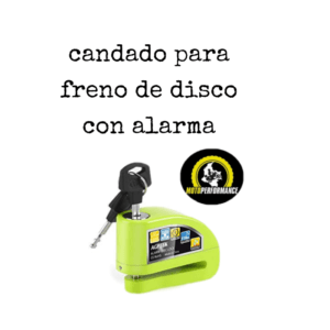 Candado antirrobo verde