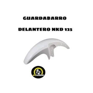 Guardabarro blanco akt 125 nkd