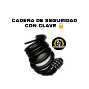 Candado en espiral con clave