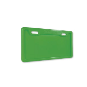Porta placa reeloz verde flúor