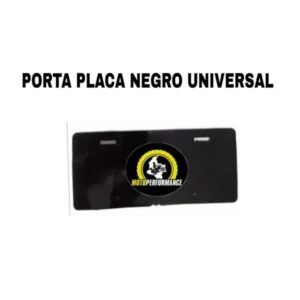 Porta placa para moto color negro