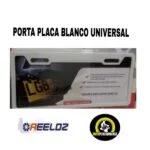 PORTAPLACA REELOZ BLANCO