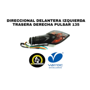 Direccional trasera der-delantera izq pulsar 135