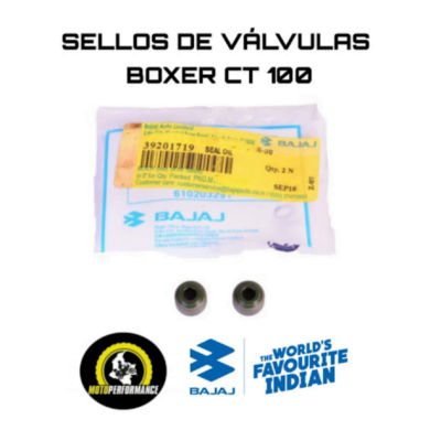Sellos de válvula boxer ct 100 - Motoperformance | Repuestos para motos