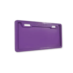 Porta placa reeloz morado